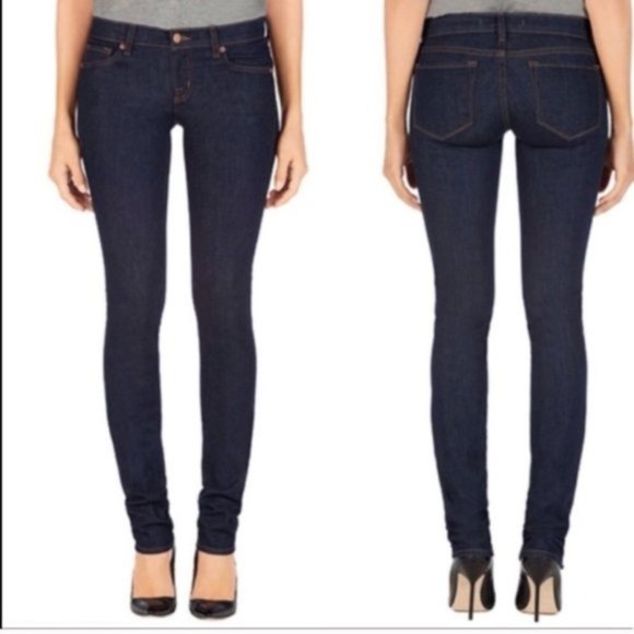 J Brand Jeans Pencil Leg Skinny Denim Jean Pure Blue Womens Size 27 - Picture 10 of 10